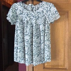 LC Lauren Conrad floral blouse